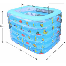 5 Layers Inflatable Square Baby Swimming Pool